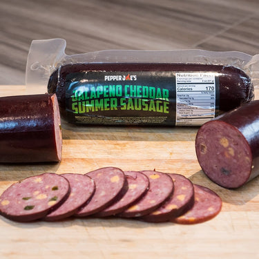 Jalapeno Cheddar Summer Sausage - The Pepper Pantry (Formerly Marie Sharp's)